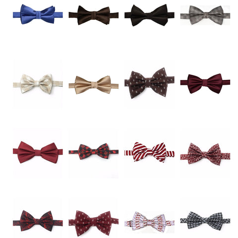 Bow Ties With Pocket Square Sets