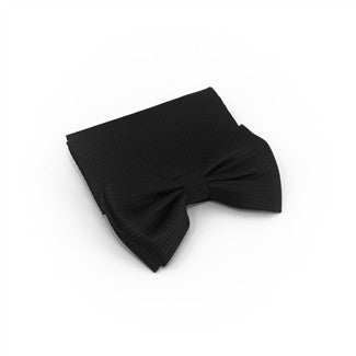 Made Up Bow Tie with 10"x10" Pocket Square SWTH-01 - Tie Factory