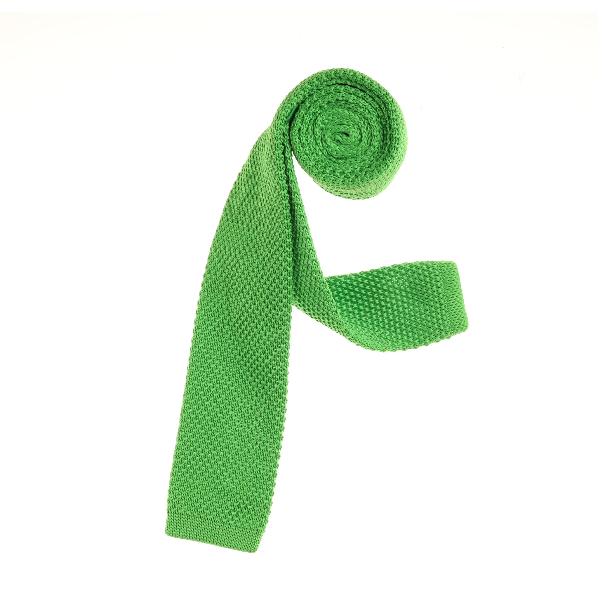 Basil Green Knit Tie KNIT 03 Tie Factory