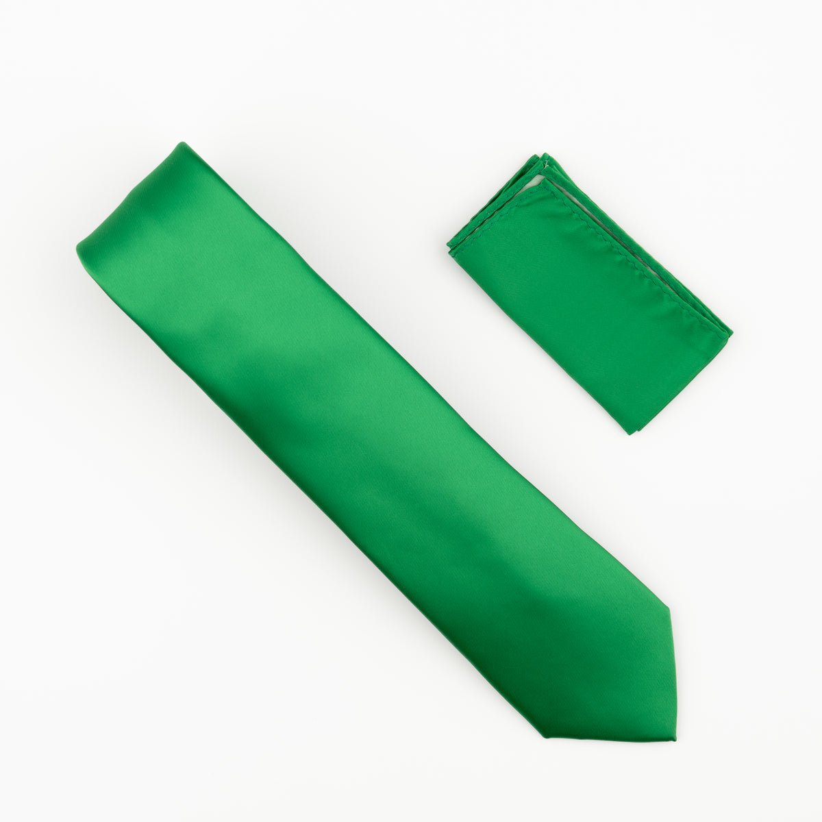 Pine Green Satin Finish Silk Necktie with Matching Pocket Square – Tie ... Pine Green Satin Finish Silk Necktie with Matching Pocket Square – Tie ...